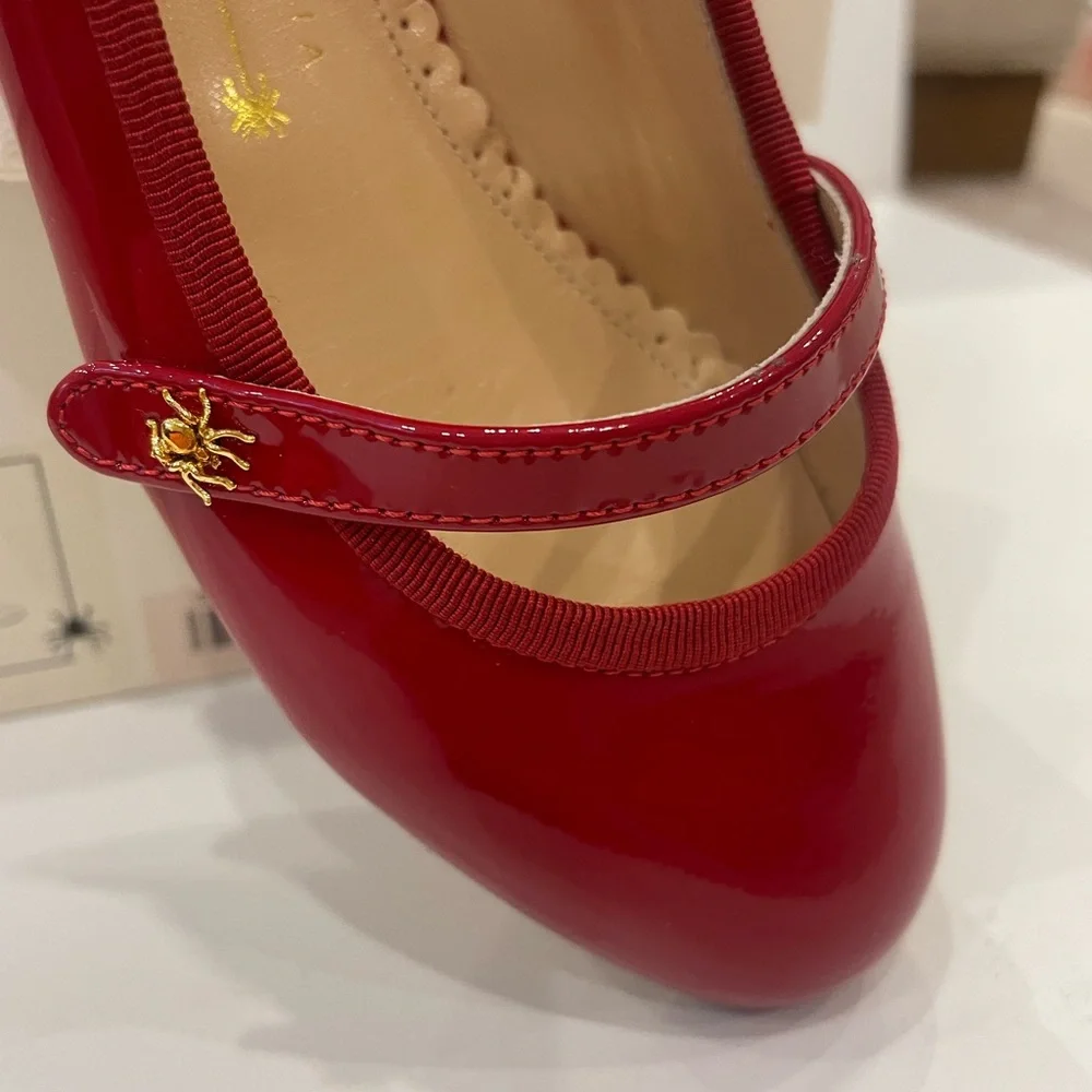 Charlotte Olympia Red and Gold Dress Shoes